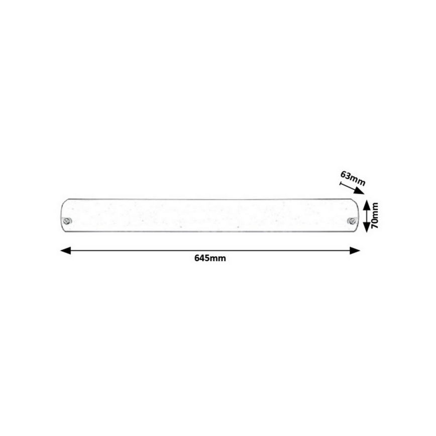 Rabalux - Luz de fundo de armário de cozinha LED LED/14,5W/230V