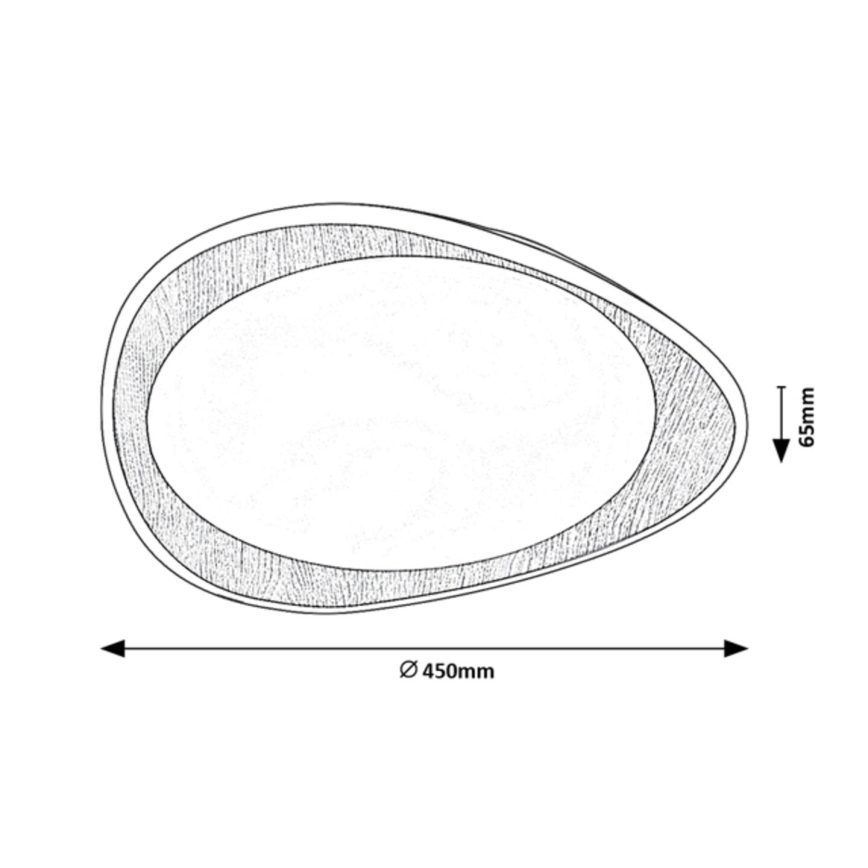 Rabalux - Iluminação de teto LED LED/24W/230V