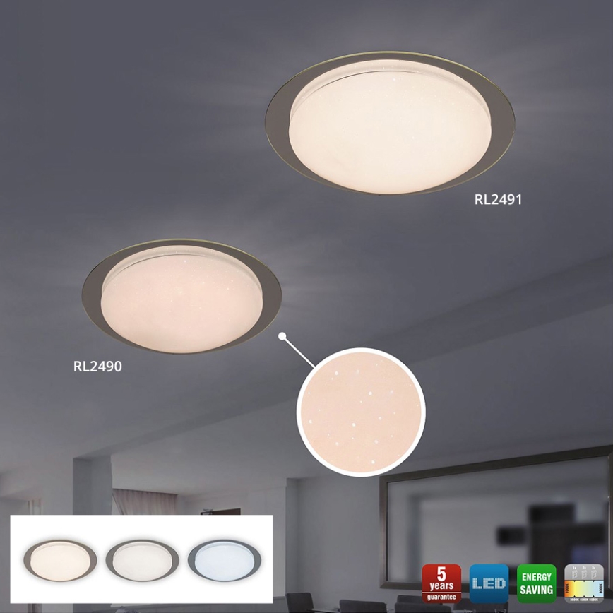 Rabalux 2491 - Luz de teto LED MINNEAPOLIS LED/18W/230V