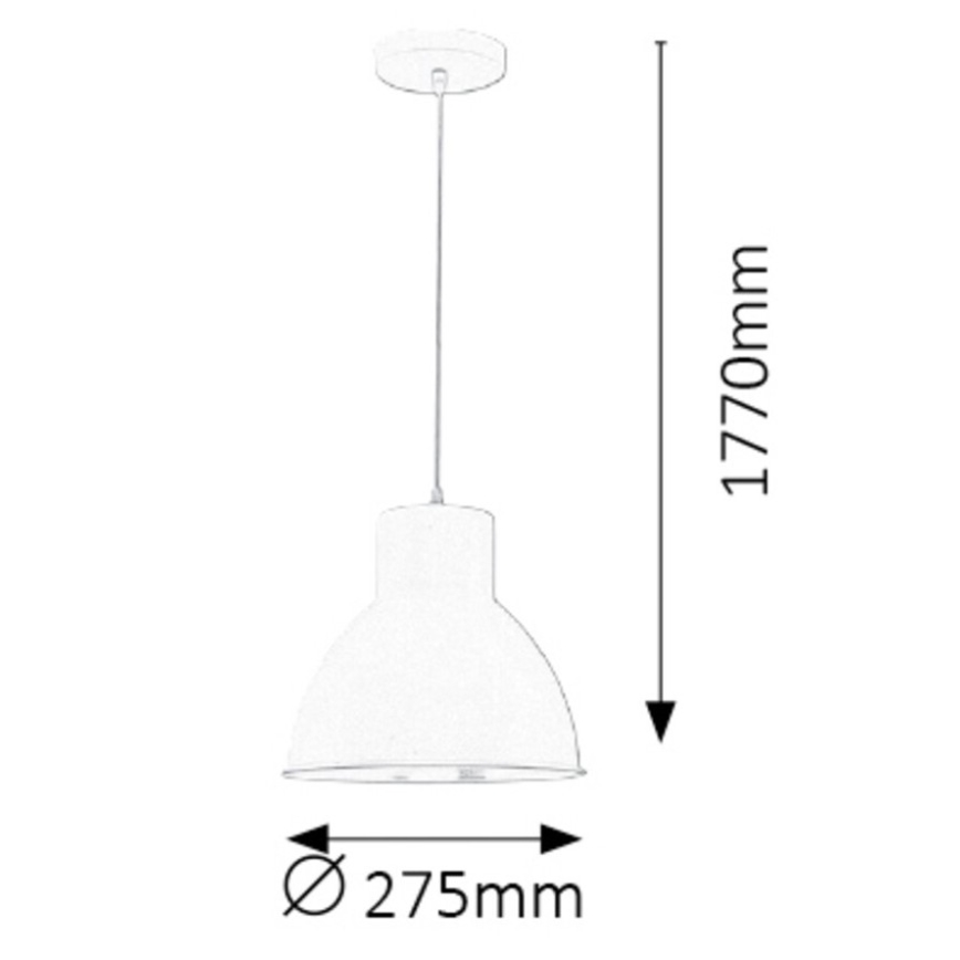 Rabalux - Candelabro 1xE27/60W/230V preto antigo