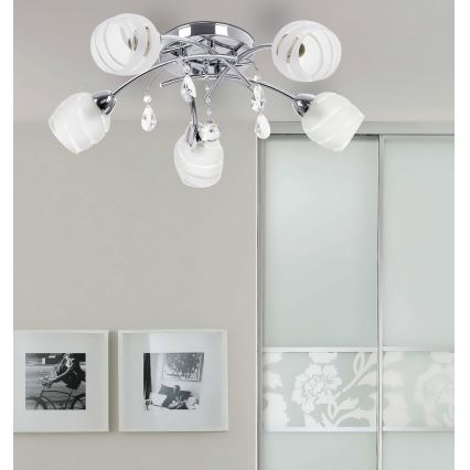 Rabalux - Luz de teto 5xE14/60W/230V