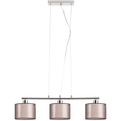 Rabalux - Luz pendente 3xE27/60W