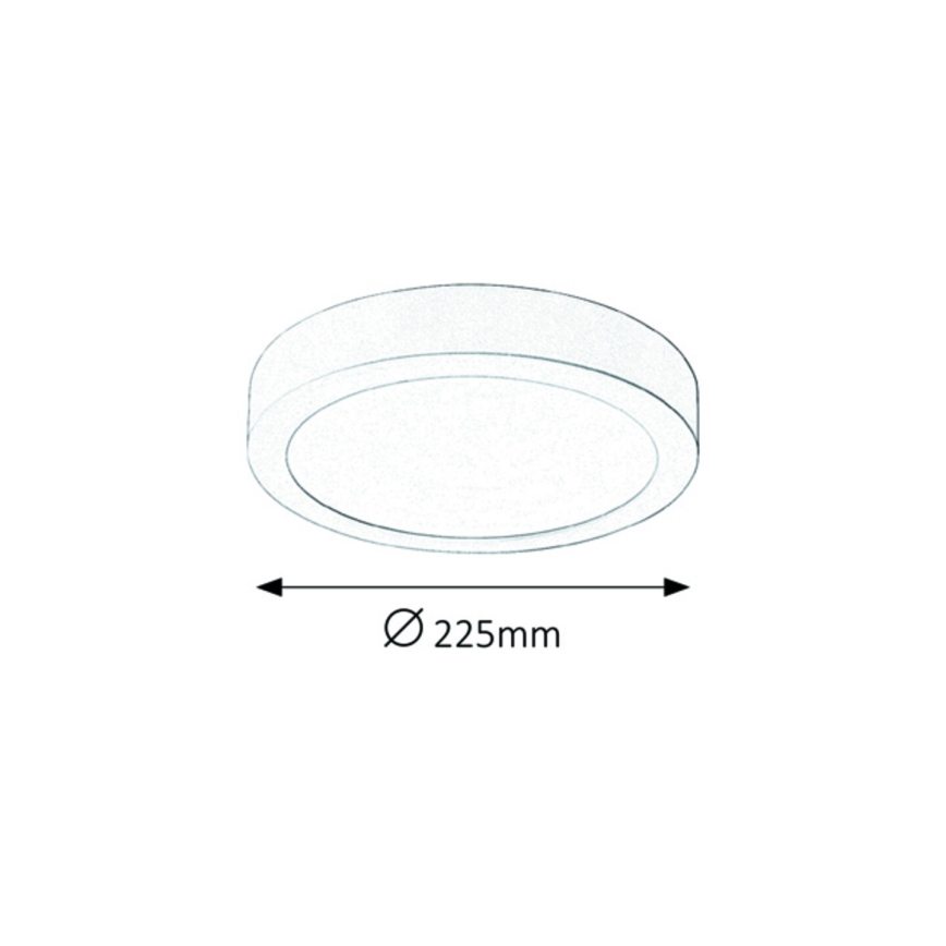 Rabalux - Luz de teto LED LED/18W/230V