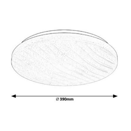 Rabalux - Luz de teto fosca LED LED/24W/230V