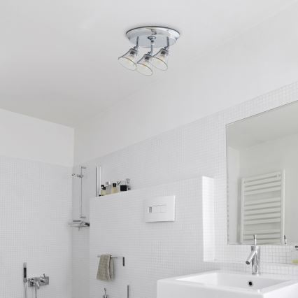 Rabalux - Foco de casa de banho 3xE14/40W/230V IP44