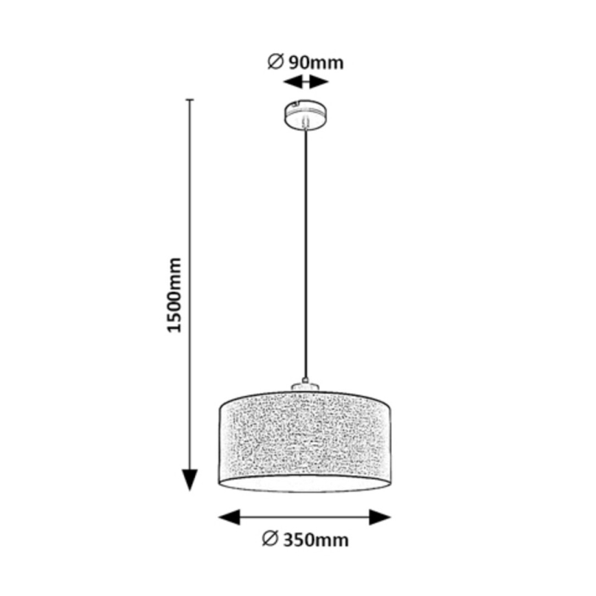 Rabalux - Candelabro suspenso 1xE27/40W/230V