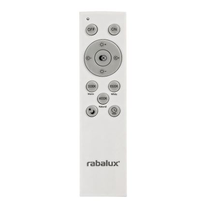Rabalux - Iluminação de teto LED com regulação LED/72W/230V 3000-6500K + controlo remoto
