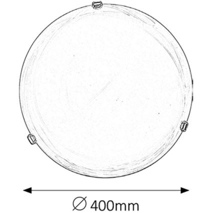 Rabalux - Luz de teto 2xE27/60W/230V