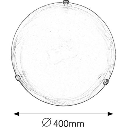 Rabalux - Luz de teto 2xE27/60W/230V