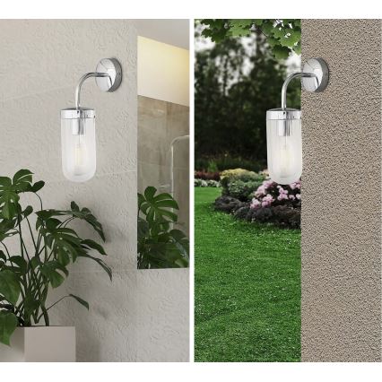 Rabalux - Iluminação de parede de casa de banho 1xE27/60W/230V IP44 preto