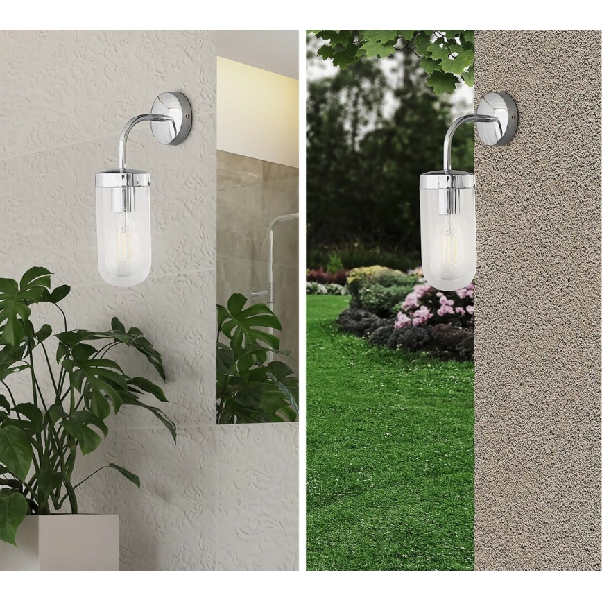 Rabalux - Iluminação de parede de casa de banho 1xE27/60W/230V IP44 preto