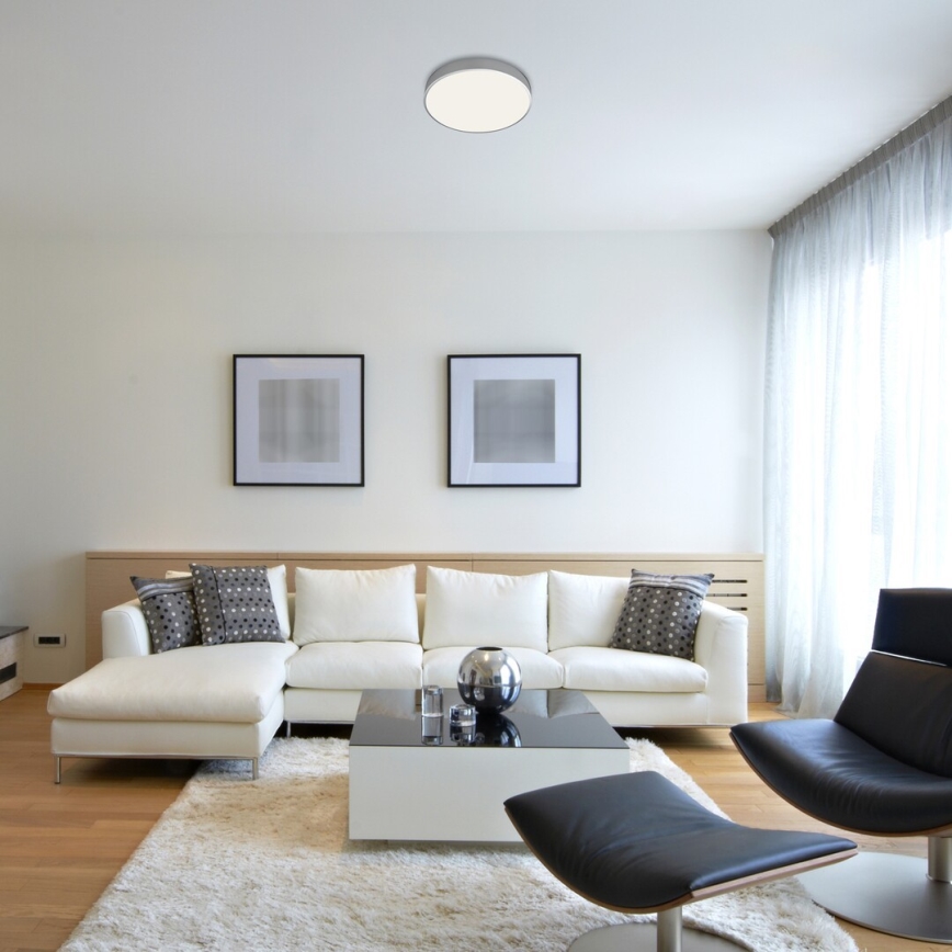 Rabalux - Iluminação de teto LED TESIA LED/36W/230V 40 cm prateada