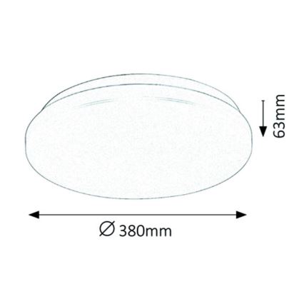 Rabalux - Luz de teto LED LED/32W/230V