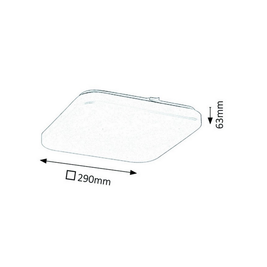 Rabalux - Luz de teto LED 1xLED/20W/230V