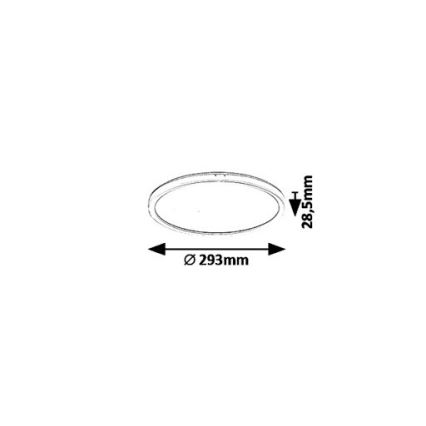 Luz de teto LED LED/18W/230V