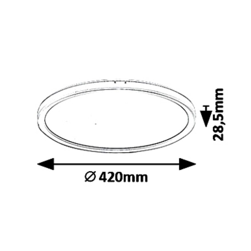 Luz de teto fosca LED PAVEL LED/22W/230V