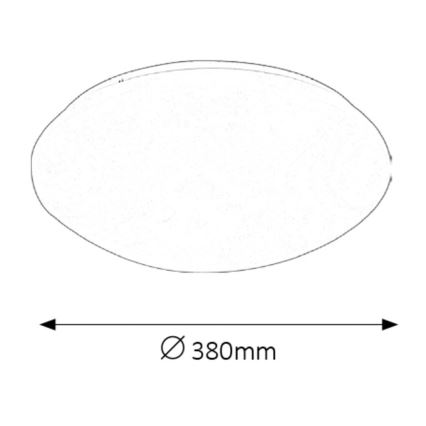 Rabalux - Luz de teto de casa de banho LED LED/24W/230V IP44