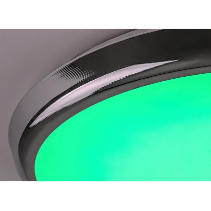Rabalux - LED RGB Iluminação de teto de casa de banho com regulação LED/18W/230V diâmetro 30 cm 3000-6500K IP44 + controlo remoto