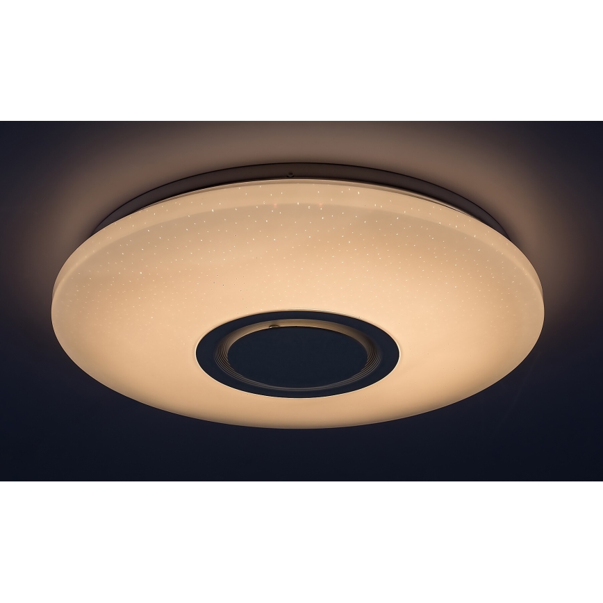 Rabalux - Iluminação de teto LED RGB com regulação e altifalante LED/24W/230V Wi-Fi Tuya + comando
