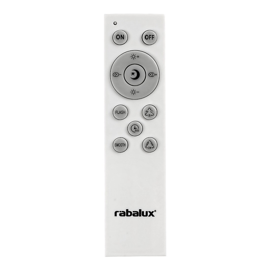 Rabalux - Iluminação de teto LED RGB com regulação e altifalante LED/24W/230V Wi-Fi Tuya + comando