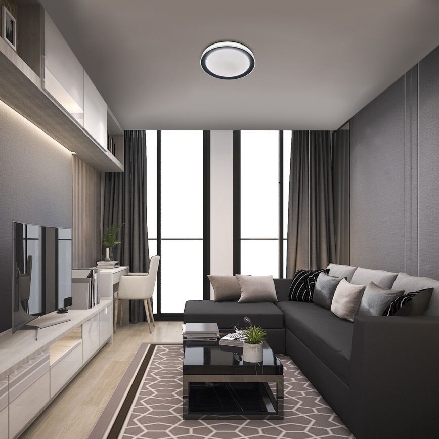 Rabalux - Iluminação de teto LED RGB com regulação LED/40W/230V 2700-6500K Wi-Fi Tuya  + comando