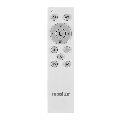 Rabalux - Iluminação de teto LED RGB com regulação LED/40W/230V 2700-6500K Wi-Fi Tuya  + comando