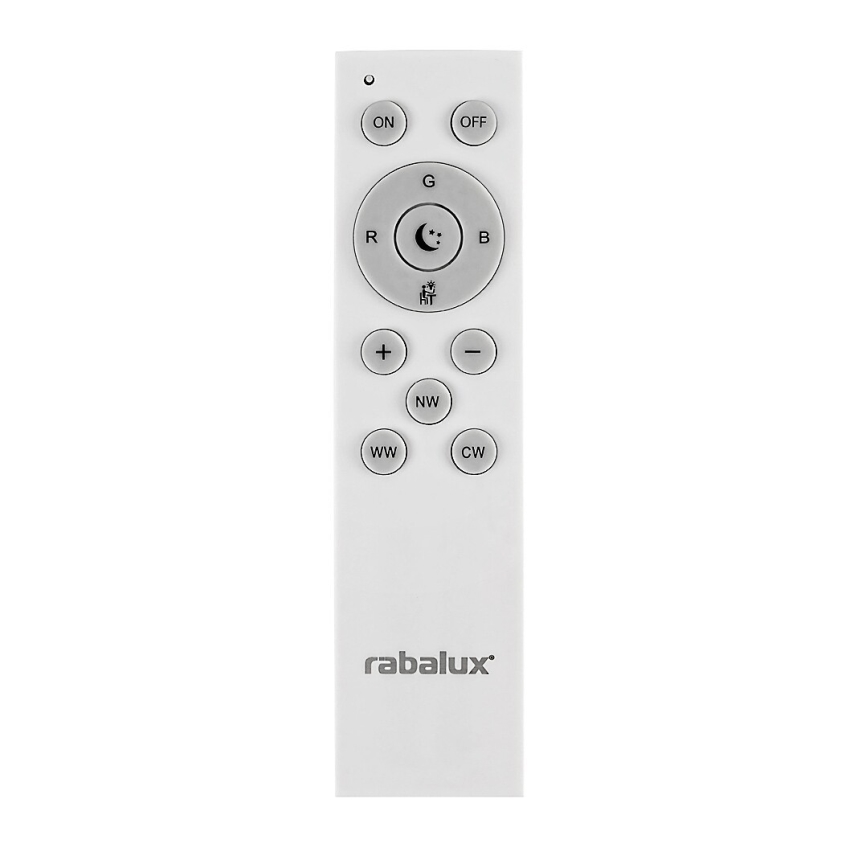 Rabalux - Iluminação de teto LED RGB com regulação LED/40W/230V 2700-6500K Wi-Fi Tuya  + comando