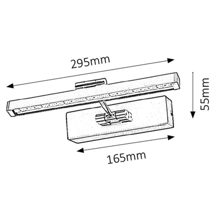 Rabalux - Iluminação de ilustração LED LED/5W/230V