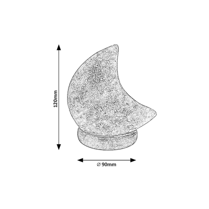 Rabalux - LED RGB Candeeiro de sal LED/1W/5V 0,7 kg