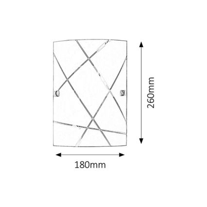 Rabalux - Luz de parede 1xE27/60W/230V