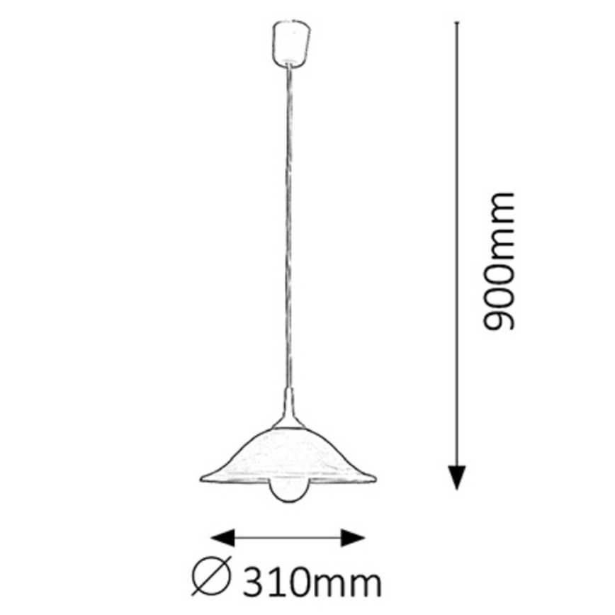 Rabalux - Candelabro 1xE27/60W/230V