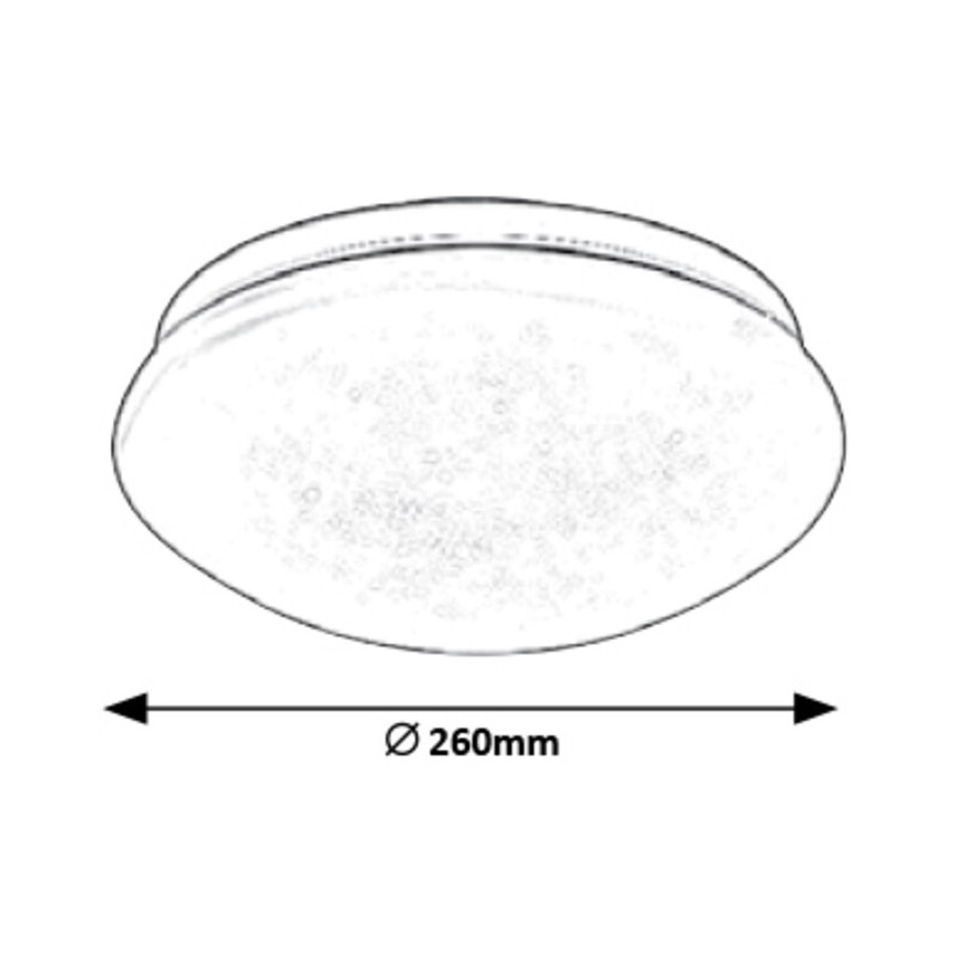 Rabalux - Luz de teto LED LED/12W/230V
