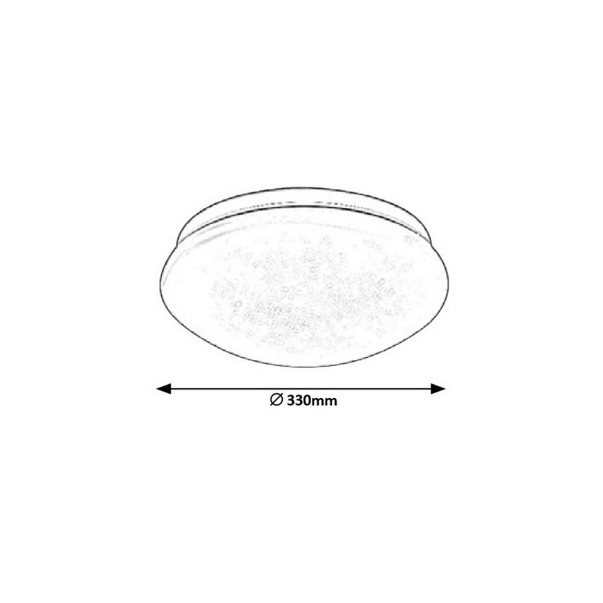 Rabalux - Iluminação de teto LED LED/18W/230V 330mm