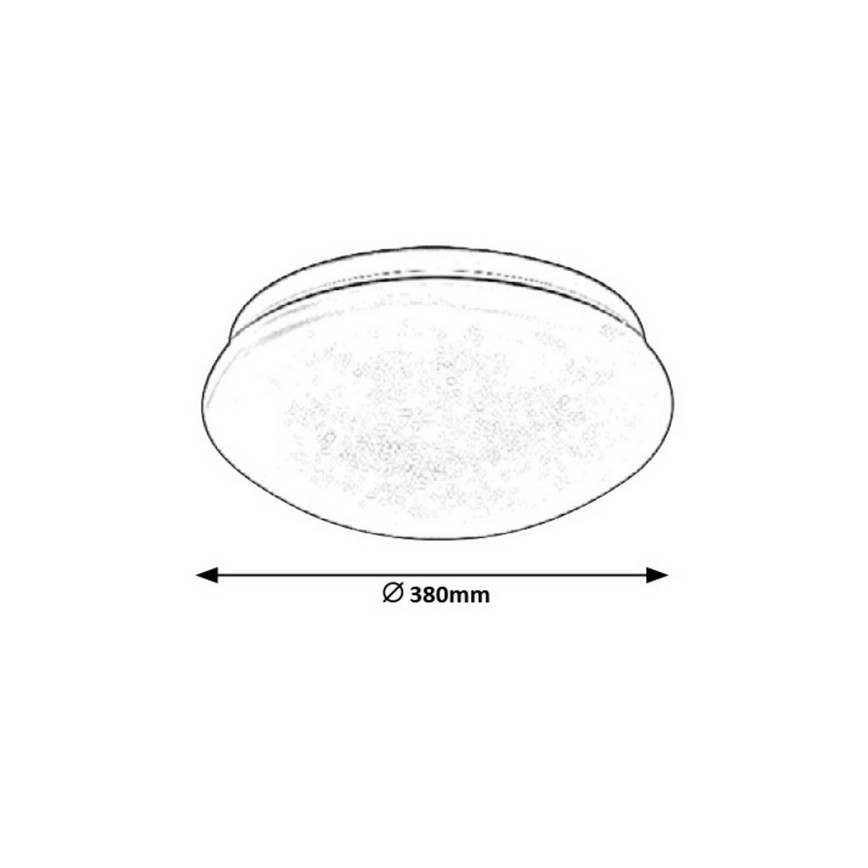 Rabalux - Luz de teto LED LED/24W/230V