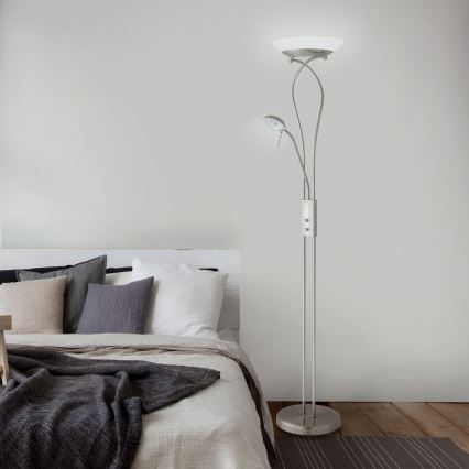 Rabalux - Luz de chão com regulação 1xR7s/230W + 1xG9/40W