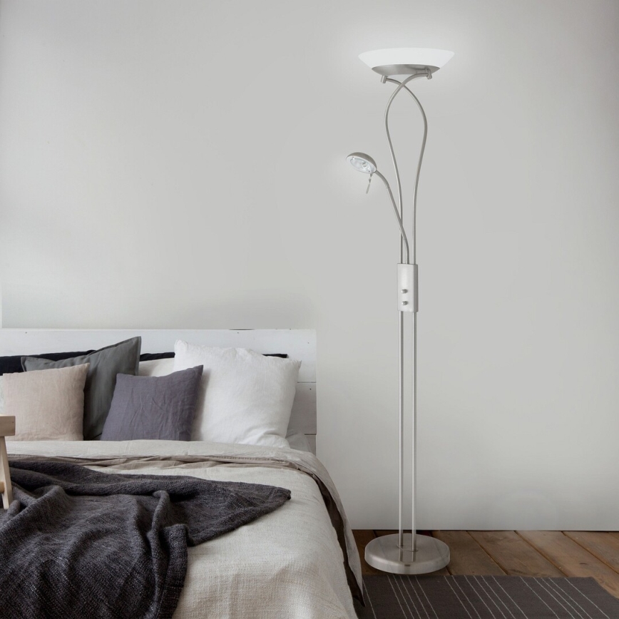 Rabalux - Luz de chão com regulação 1xR7s/230W + 1xG9/40W