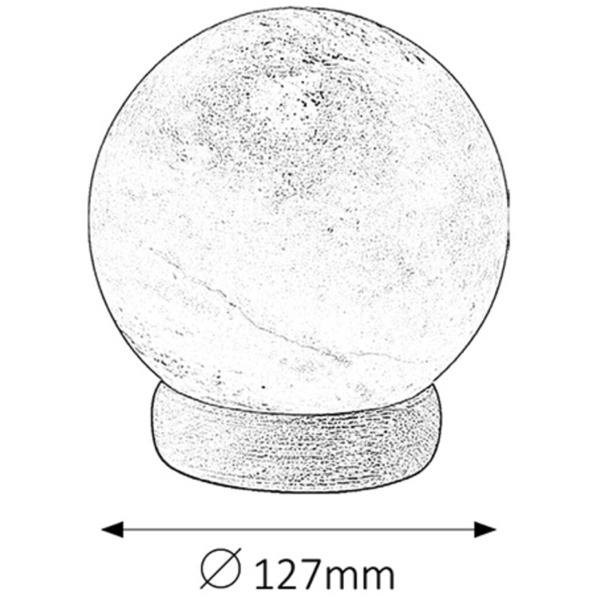 Rabalux - Candeeiro de sal 1xE14/15W/230V acácia 2,6 kg