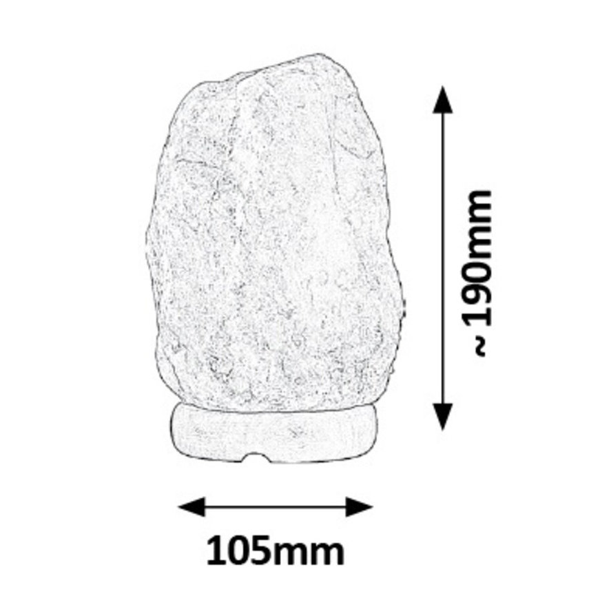 Rabalux - Lâmpada de sal 1xE14/15W/230V 1,6 kg