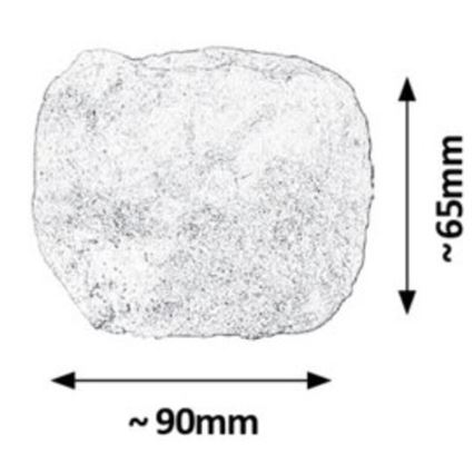 Rabalux - Candeeiro de sal - castiçal 0,6 kg