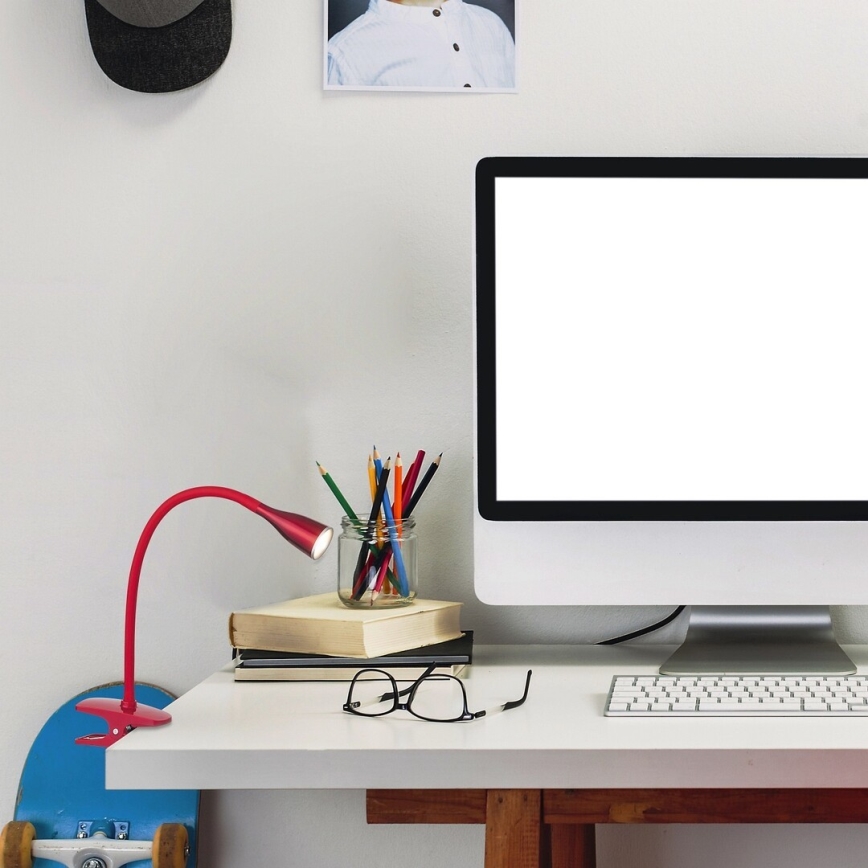 Rabalux - Candeeiro de mesa com clipe LED 1xLED/4,5W/230V