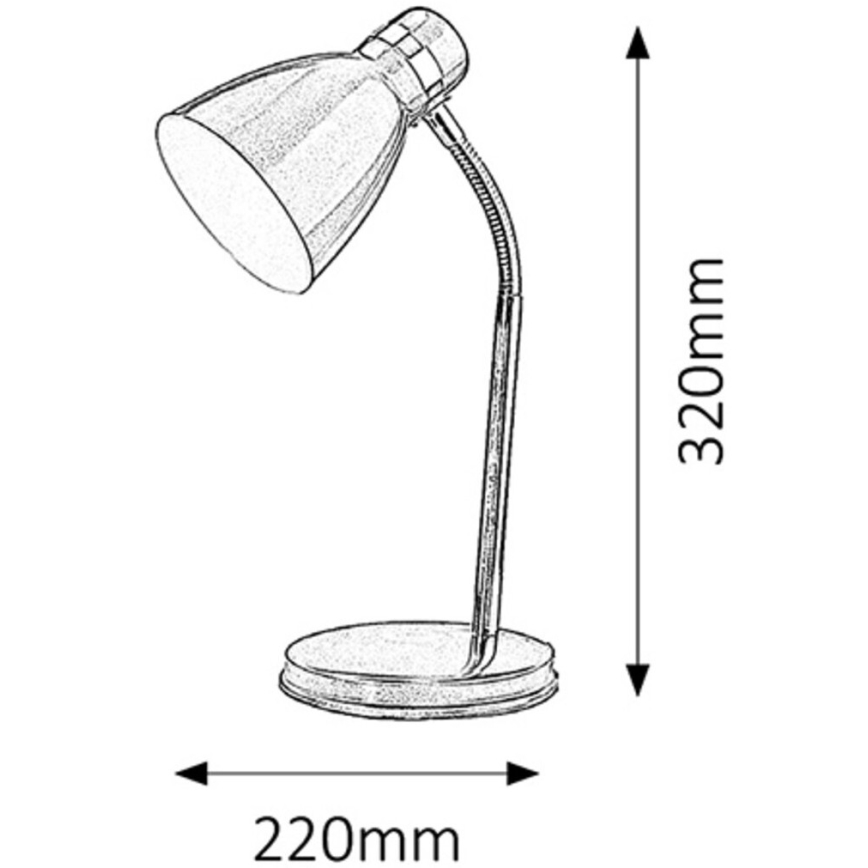 Rabalux - Lâmpada de mesa 1xE14/40W/230V