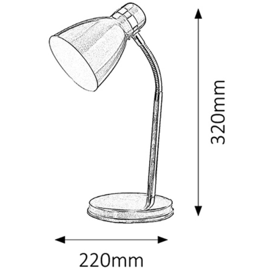 Rabalux - Lâmpada de mesa 1xE14/40W/230V