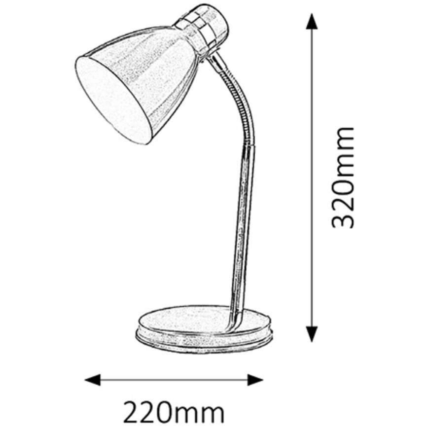 Rabalux - Lâmpada de mesa 1xE14/40W/230V