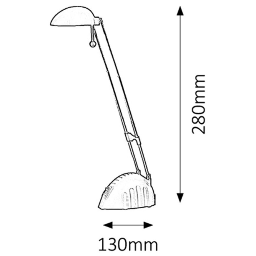 Rabalux - Candeeiro de mesa LED 1xLED/5W/230V