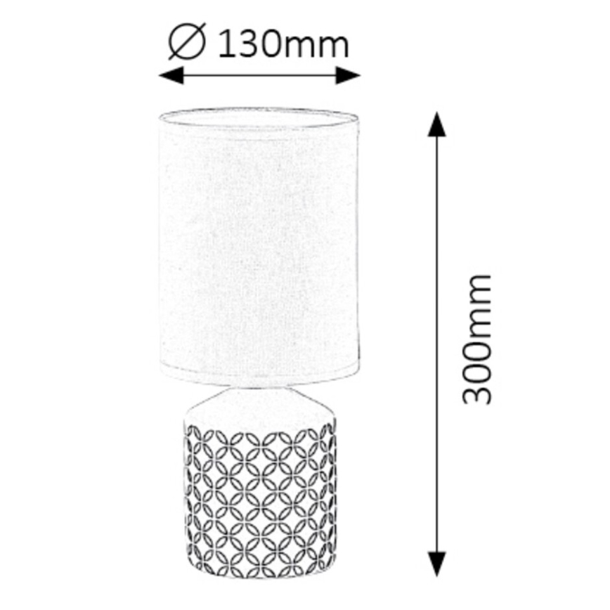 Rabalux - Lâmpada de mesa 1xE14/40W/230V
