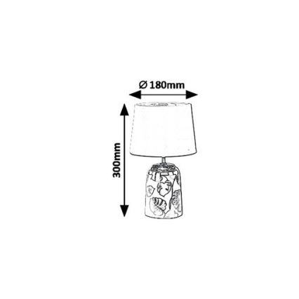 Rabalux 4548 - Lâmpada de mesa SONAL 1xE14/40W/230V