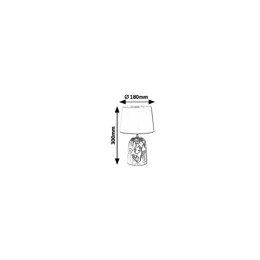 Rabalux 4548 - Lâmpada de mesa SONAL 1xE14/40W/230V