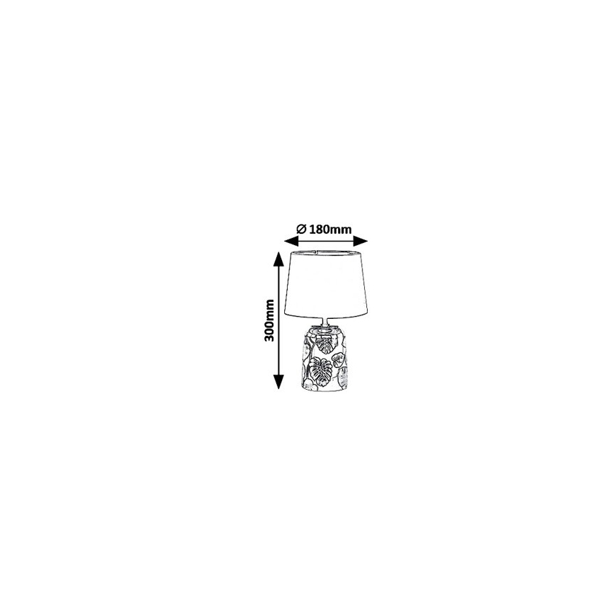 Rabalux 4549 - Lâmpada de mesa SONAL 1xE14/40W/230V