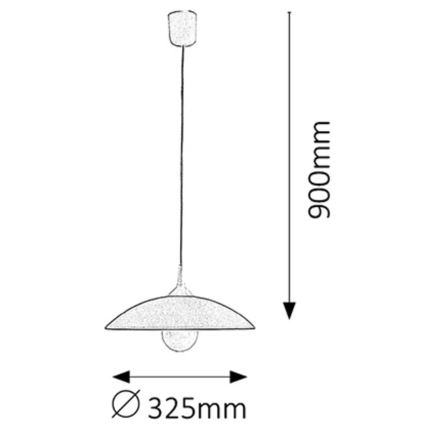 Rabalux - Candelabro 1xE27/60W/230V