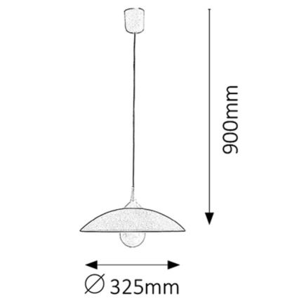 Rabalux - Candelabro 1xE27/60W/230V